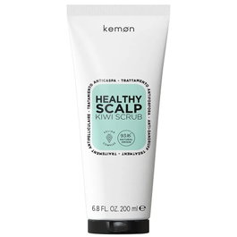 Kemon Healthy Scalp Kiwi Scrub, Traitement gommant pour les cheveux, Antipelliculaire, 200 ml