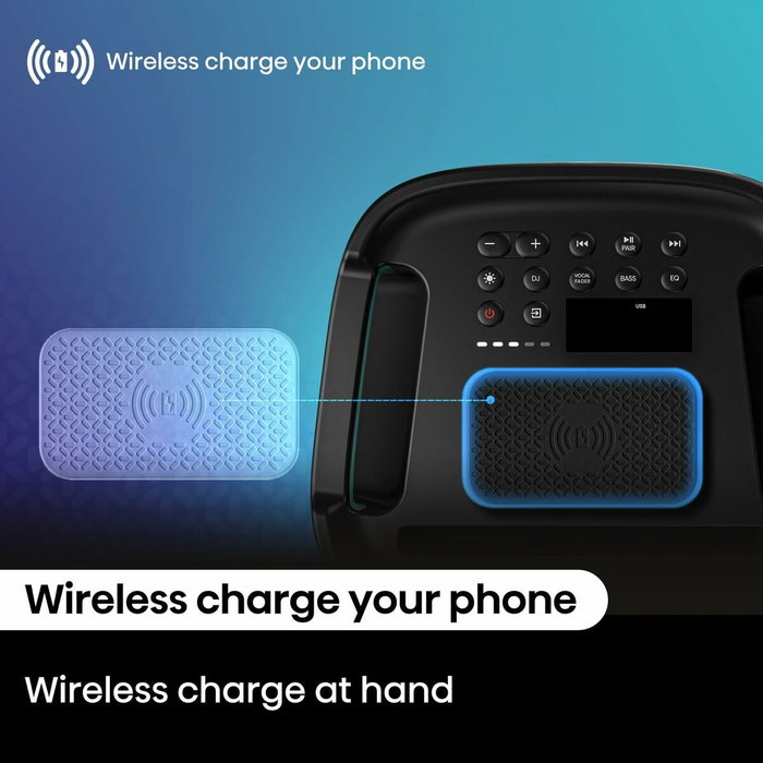 Hisense - Enceinte nomade Bluetooth, 300 W, autonomie 15 heures, design robuste