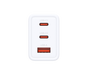 D-Link Chargeur GaN 65 W PD 3.0 DCP-651, 2x USB-C + 1x USB-A, Prise Universelle AU/EU/UK/US, Protection Surtension