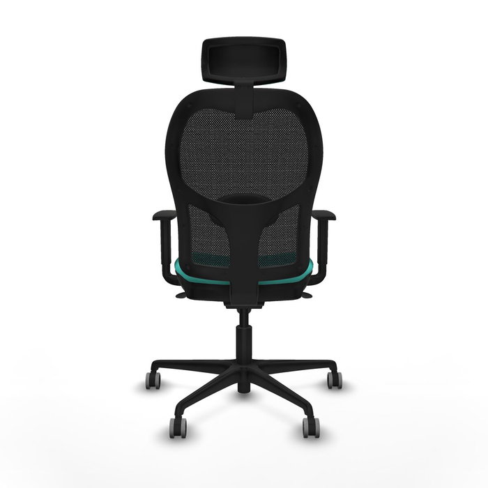 Piqueras y Crespo Chaise de Bureau avec Appui-tête 1D036G2 Turquoise Piqueras y Crespo Chaise de Bureau avec Appui-tête 1D036G2 Turquoise