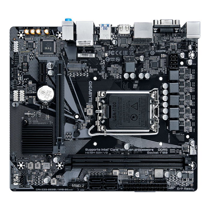 Carte Mère Gigabyte 9M61M2H52-00-10 H610 LGA 1700