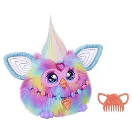 Furby Furby Tie Dye, Peluche interactive animatronique pour enfants à partir de 6 ans avec 15 accessoires et commandes vocales