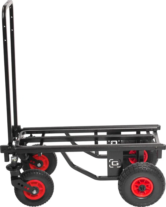 Frameworks Chariot Utilitaire Tout Terrain Pliable 52" Noir Acier Capacité 226 kg