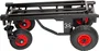 Frameworks Chariot Utilitaire Tout Terrain Pliable 52" Noir Acier Capacité 226 kg