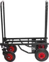 Frameworks Chariot Utilitaire Tout Terrain Pliable 52" Noir Acier Capacité 226 kg