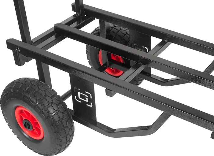Frameworks Chariot Utilitaire Tout Terrain Pliable 52" Noir Acier Capacité 226 kg