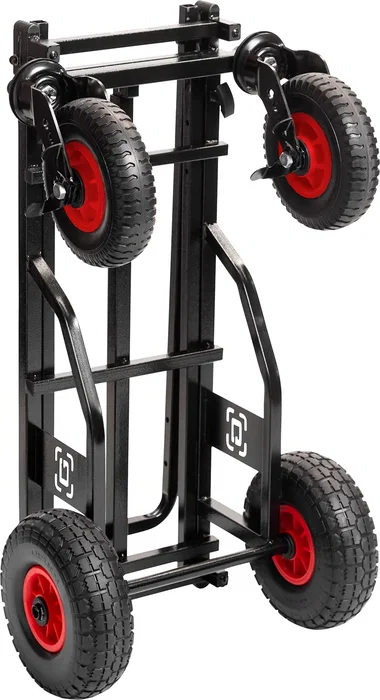 Frameworks Chariot Utilitaire Tout Terrain Pliable 52" Noir Acier Capacité 226 kg