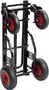 Frameworks Chariot Utilitaire Tout Terrain Pliable 52" Noir Acier Capacité 226 kg