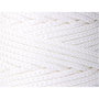 Cordon EDM 87919 Blanc Polyester 6 mm x 200 m Tressé
