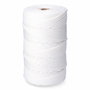 Cordon EDM 87919 Blanc Polyester 6 mm x 200 m Tressé
