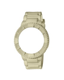 Watxandco Bracelet de montre dorée 43mm