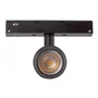 Luminaria LED Mini pour Rail Magnétique 9W 900Lm CRI90 4200K 40.000H Noir UGR16 - HO-MGCTRACK-9W-W