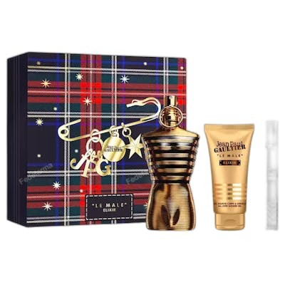 Jean Paul Gaultier Coffret Le Male Elixir avec Eau de Parfum et Gel Douche Jean Paul Gaultier Coffret Le Male Elixir avec Eau de Parfum et Gel Douche