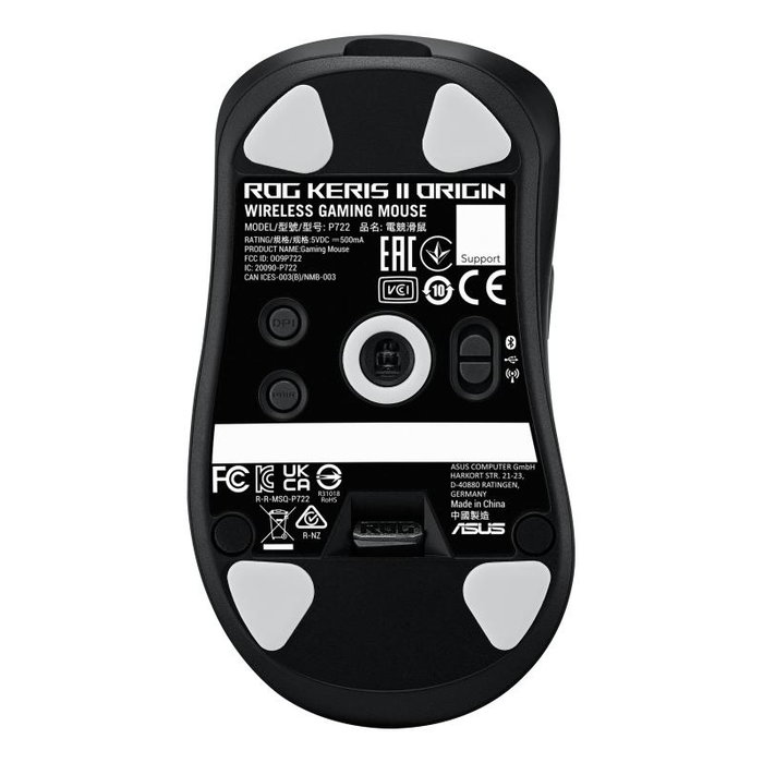 Asus ROG Keris II Origin Black Souris Gaming Sans Fil, Modèle 90MP04A0-BMUA00, Noir