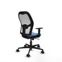 Chaise de Bureau Piqueras y Crespo 1D036N0 Bleu ciel
