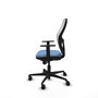 Piqueras y Crespo Chaise de Bureau Jorquera Bleu ciel et Blanc