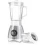 Sencor SBL 3271SS Blender Mixeur, Puissance 250 W, Bol Verre 0.8 L, 2 Niveaux de Vitesse avec Fonction Pulse, Lames Acier Inoxydable, Pour Soupes, Cocktails, Aliments Bébé