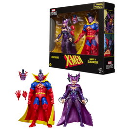 HASBRO Blister 2 figurines Deathbird & Marvel's Gladiator X-Men Marvel Legends Series 15cm
