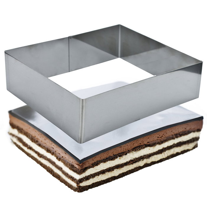 Lily Cook Lot de 3 Moules Rectangulaires en Acier Inoxydable Lily Cook Lot de 3 Moules Rectangulaires en Acier Inoxydable