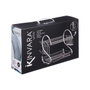 KINVARA Égouttoir à vaisselle 2 étages chromé blanc avec accessoires