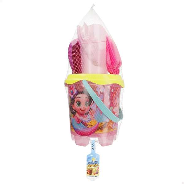Color Baby - Cube de Playa Castillo Perla Del Mar - Diamètre 18 cm avec Pala, Râteau et Arrosoir - Cubes et Seaux de Sable pour Enfant Color Baby - Cube de Playa Castillo Perla Del Mar - Diamètre 18 cm avec Pala, Râteau et Arrosoir - Cubes et Seaux de Sable pour Enfant