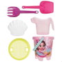 Color Baby - Cube de Playa Castillo Perla Del Mar - Diamètre 18 cm avec Pala, Râteau et Arrosoir - Cubes et Seaux de Sable pour Enfant