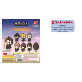 Bandai Lot de 40 Gashapon Figurines Attack On Titan - Collection Gashapon