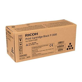 Ricoh 408314 Toner Noir pour Imprimante Multifonction MP C600 - Cartouche d'Encre d'Origine