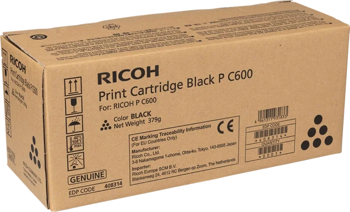 Ricoh Toner MP C600 Noir 408314