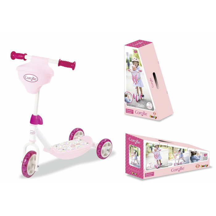Smoby Patinette Corolle 3 roues Rose