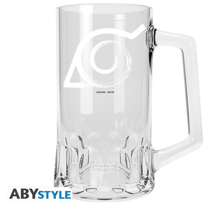 Abystyle Jarre en Verre Naruto Shippuden Konoha Logo 50cl Abystyle Jarre en Verre Naruto Shippuden Konoha Logo 50cl