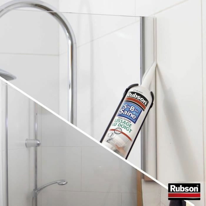 Rubson Mastic sanitaire silicone blanc 280ml