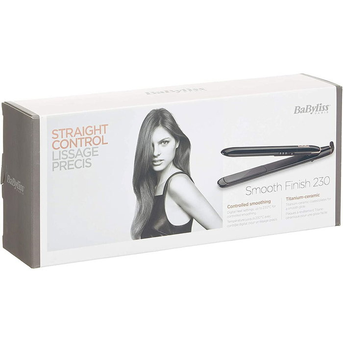 Babyliss Smooth Finish 230 Lisseur en Céramique Noir
