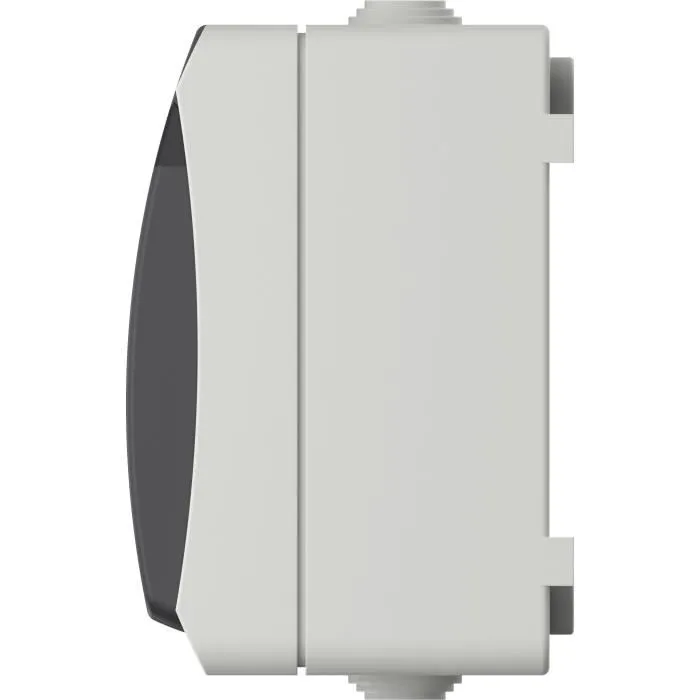 Aquatop 9673 Prise double étanche IP54 prête à poser pour installation monophasée extérieure - 2 pôles