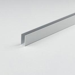 Arcansas Profilé de bricolage en aluminium anodisé en U 1000 x 8 x 8 mm