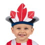 My Other Me - Déguisement Bébé Indien avec Plume (Penacho) Taille Unique - Pour 1 à 2 Ans (24 Mois) - Rouge