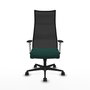 Piqueras y Crespo Chaise de Bureau Albacete Vert Bouteille et Noir