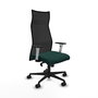 Piqueras y Crespo Chaise de Bureau Albacete Vert Bouteille et Noir