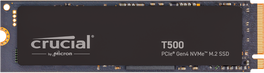 Crucial T500 SSD 2TB Interne Disque Solide M.2 NVMe PCIe Gen 4.0 - 7400MB/s