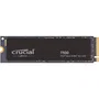 Crucial SSD Interne Gaming T500 2 To PCIe Gen4 NVMe M.2 SSD jusqu'a 7200 Mo/s CT2000T500SSD8