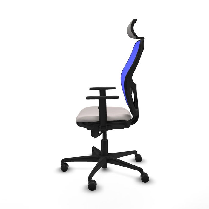 Piqueras y Crespo Chaise de Bureau avec Appui-tête 1D036N2 Blanc Piqueras y Crespo Chaise de Bureau avec Appui-tête 1D036N2 Blanc