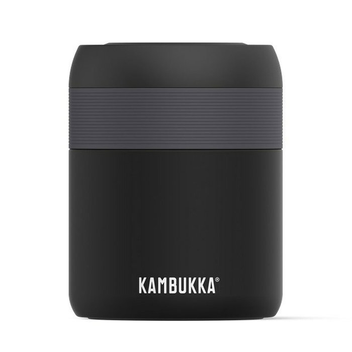Kambukka Bora Noir Thermos en Acier Inoxydable 600 ml Kambukka Bora Noir Thermos en Acier Inoxydable 600 ml