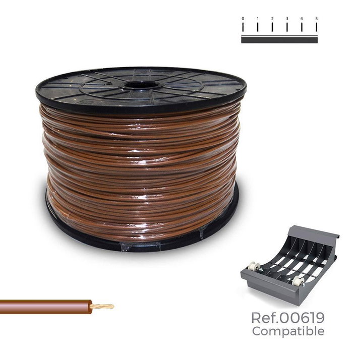 Sediles Câble H07V-K 2,50 mm² Marron, 800 m Sediles Câble H07V-K 2,50 mm² Marron, 800 m