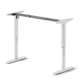 Emuca Table motorisée réglable en hauteur Table réglable en hauteur, Acier, Peint en blanc