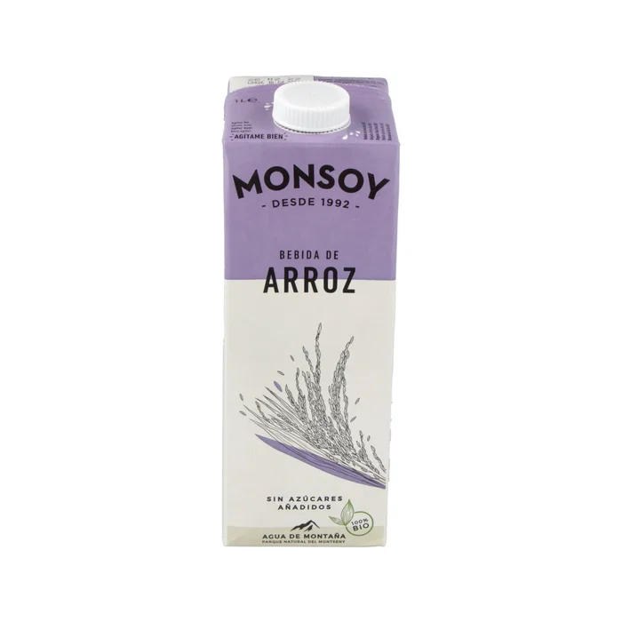 MONSOY Boisson Végétale de Riz Bio 1L Lot de 6 MONSOY Boisson Végétale de Riz Bio 1L Lot de 6