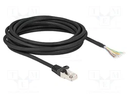 DELOCK Câble Ethernet Patch Cord S/FTP 5m Noir