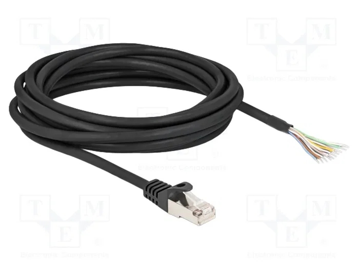 DELOCK Câble Ethernet Patch Cord S/FTP 5m Noir DELOCK Câble Ethernet Patch Cord S/FTP 5m Noir