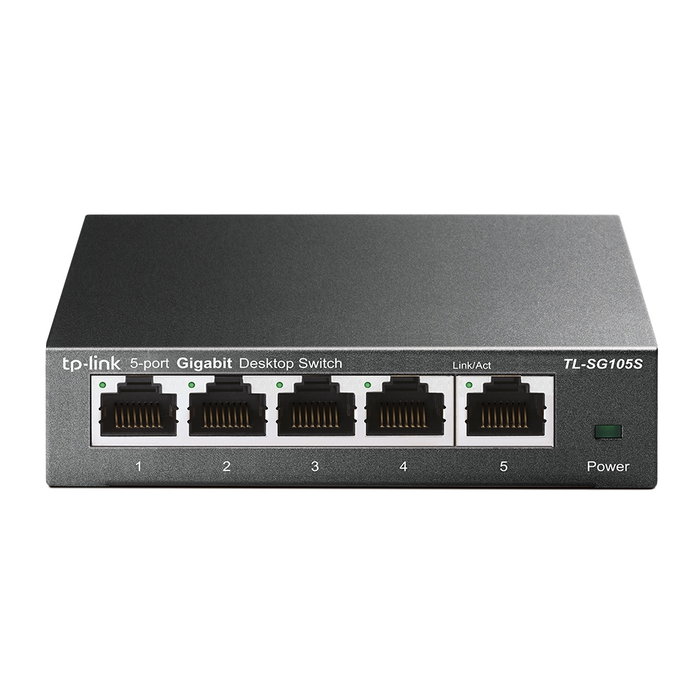 TP-Link TL-SG105S Switch de bureau 5 ports Gigabit 10/100/1000 Mbps, Plug and Play, Ethernet TP-Link TL-SG105S Switch de bureau 5 ports Gigabit 10/100/1000 Mbps, Plug and Play, Ethernet
