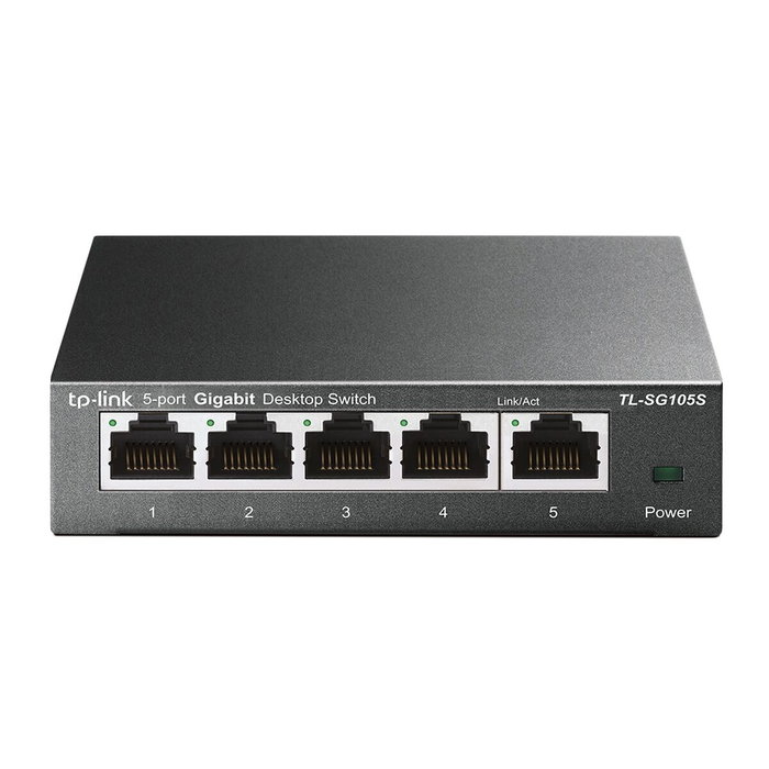 TP-Link TL-SG105S Switch Gigabit de 5 ports Noir TP-Link TL-SG105S Switch Gigabit de 5 ports Noir