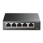 TP-Link TL-SG105S - Commutateur réseau Gigabit 5 ports, économique en énergie, Plug and Play, acier, montable bureau/mur